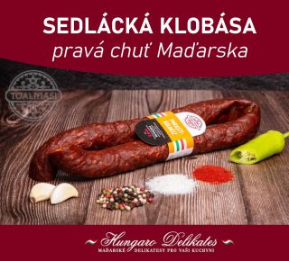 Jemná na pálivost, silná na chuť. Seznamte se s nepálivou Sedláckou klobásou – maďarskou specialitou, která potěší i ty,...