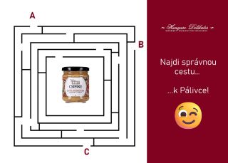 🌶️🌀 Najdi cestu k Pálivce! 🌀🌶️ Jen jedna cesta vede k naší pálivé křenové pomazánce 😋🔥 Zvolíš A, B nebo C? 🤔 🎯 Tip: Dej...